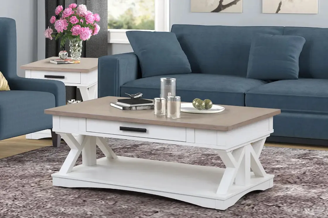 Mor Furniture Americana Coffee Table In Gray