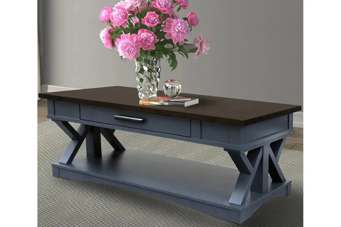 Mor Furniture Americana Coffee Table In Gray