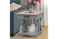 Mor Furniture Americana End Table In Gray