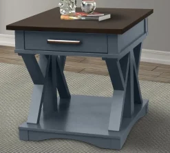 Mor Furniture Americana End Table In Gray