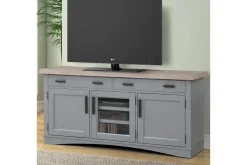 Mor Furniture Americana Media Console In Gray, 63 Inch