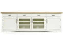 Mor Furniture Americana Media Console In Gray, 63 Inch