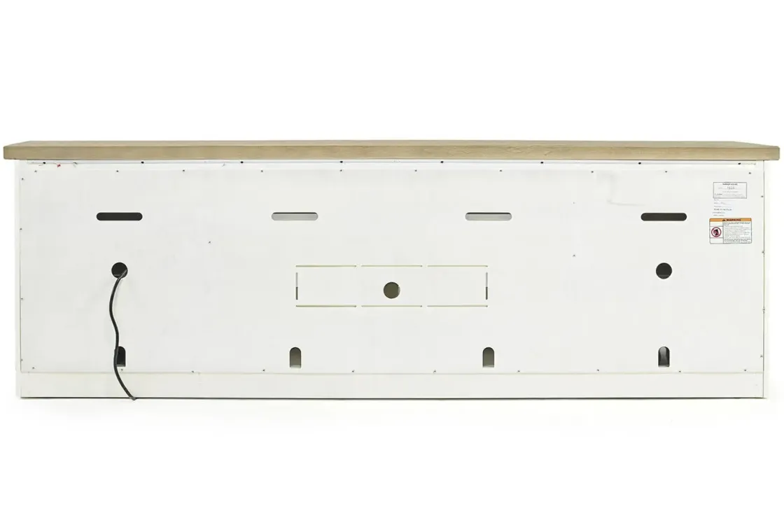 Mor Furniture Americana Media Console In Gray, 63 Inch