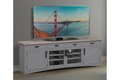 Mor Furniture Americana Media Console In Gray, 63 Inch