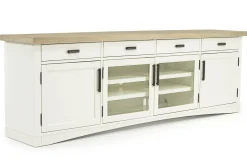 Mor Furniture Americana Media Console In Gray, 63 Inch