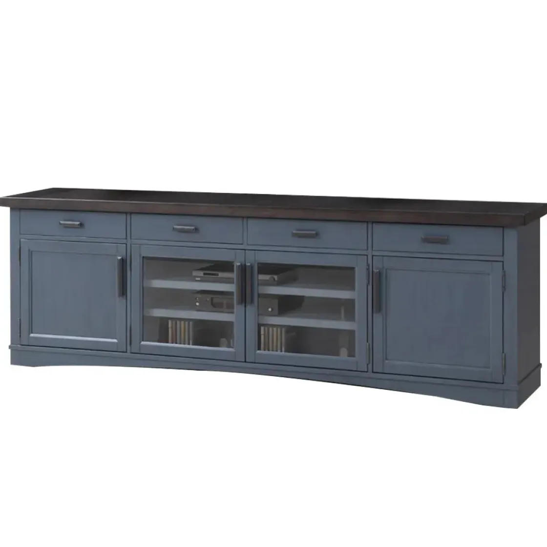 Mor Furniture Americana Media Console In Gray, 63 Inch