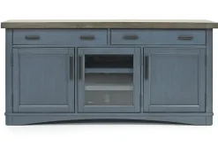 Mor Furniture Americana Media Console In Gray, 63 Inch