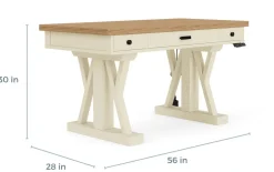 Mor Furniture Americana Office Desk In , 60 Inch