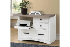 Mor Furniture Americana Power File Cabinet In Gray