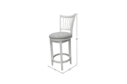Mor Furniture Americana Swivel Barstool In Cotton