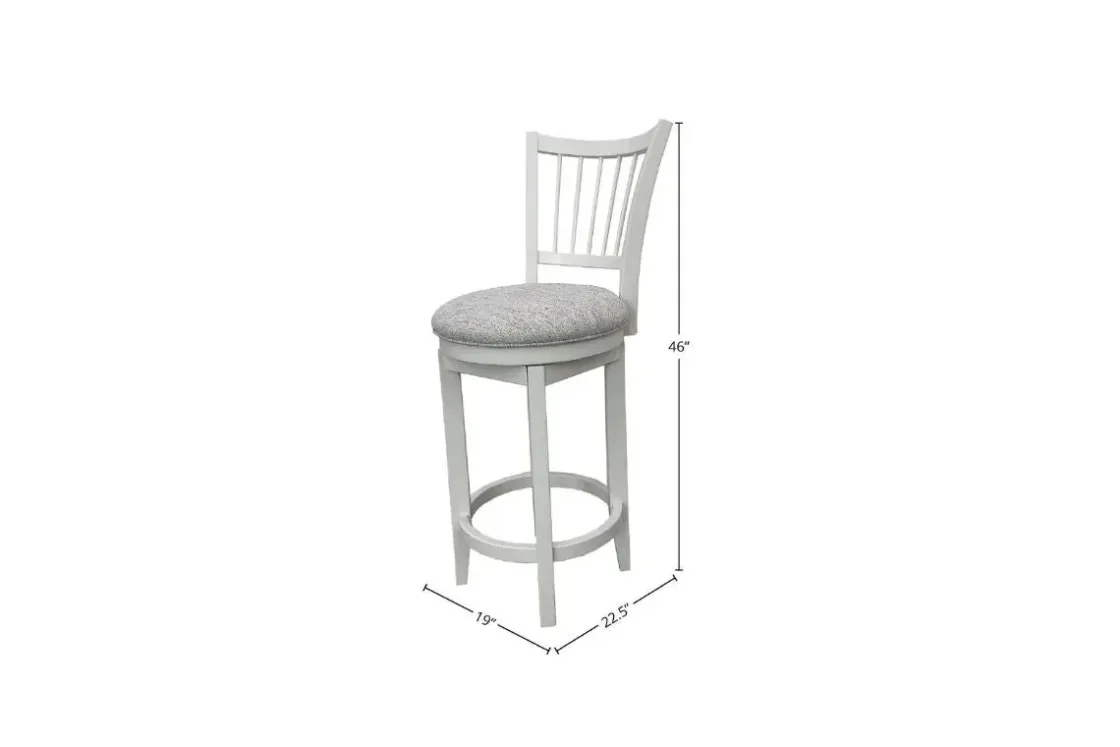 Mor Furniture Americana Swivel Barstool In Cotton