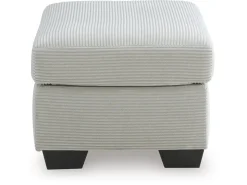 Mor Furniture Amesley Ottoman In Smoke