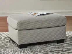 Mor Furniture Amesley Ottoman In Smoke