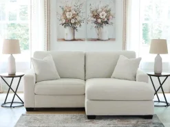 Mor Furniture Amesley Sofa Chaise In Ivory