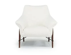 Mor Furniture Amy Accent Chair In Sherpa White