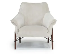 Mor Furniture Amy Accent Chair In Sherpa White