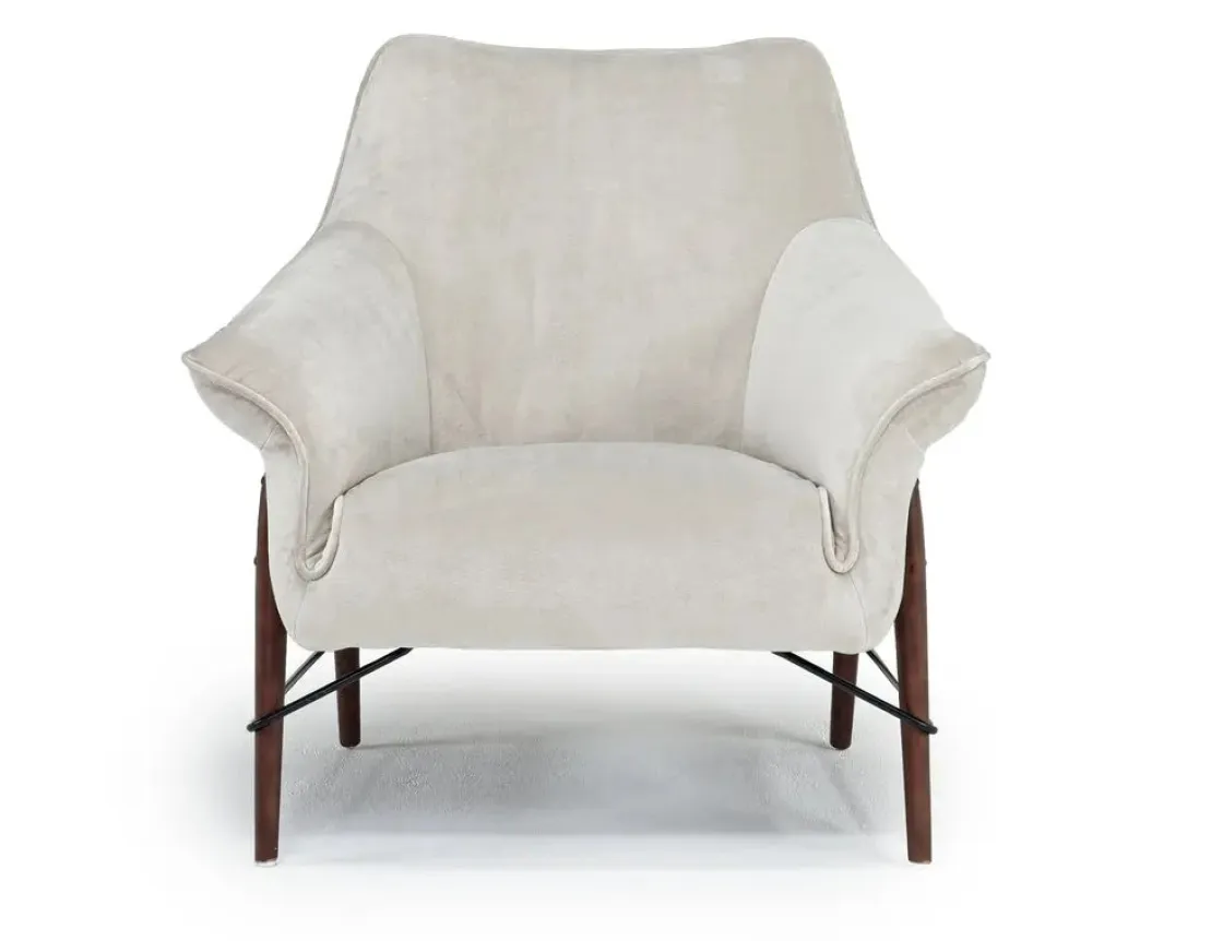 Mor Furniture Amy Accent Chair In Sherpa White