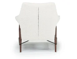 Mor Furniture Amy Accent Chair In Sherpa White