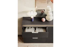 Mor Furniture Amy Dresser W/ Lights In Dark Oak