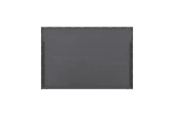 Mor Furniture Amy Upholstered Panel Bed W/ Storage In Dark Oak, Queen
