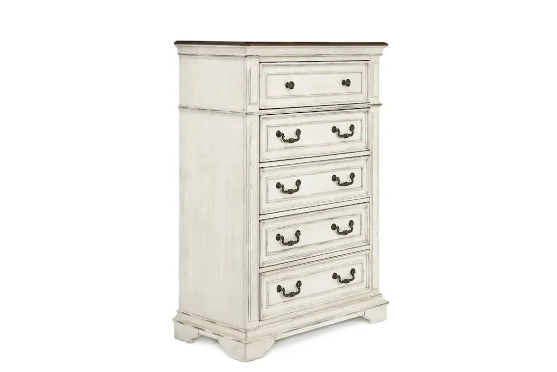 Mor Furniture Anastasia Chest In Antique Bisque