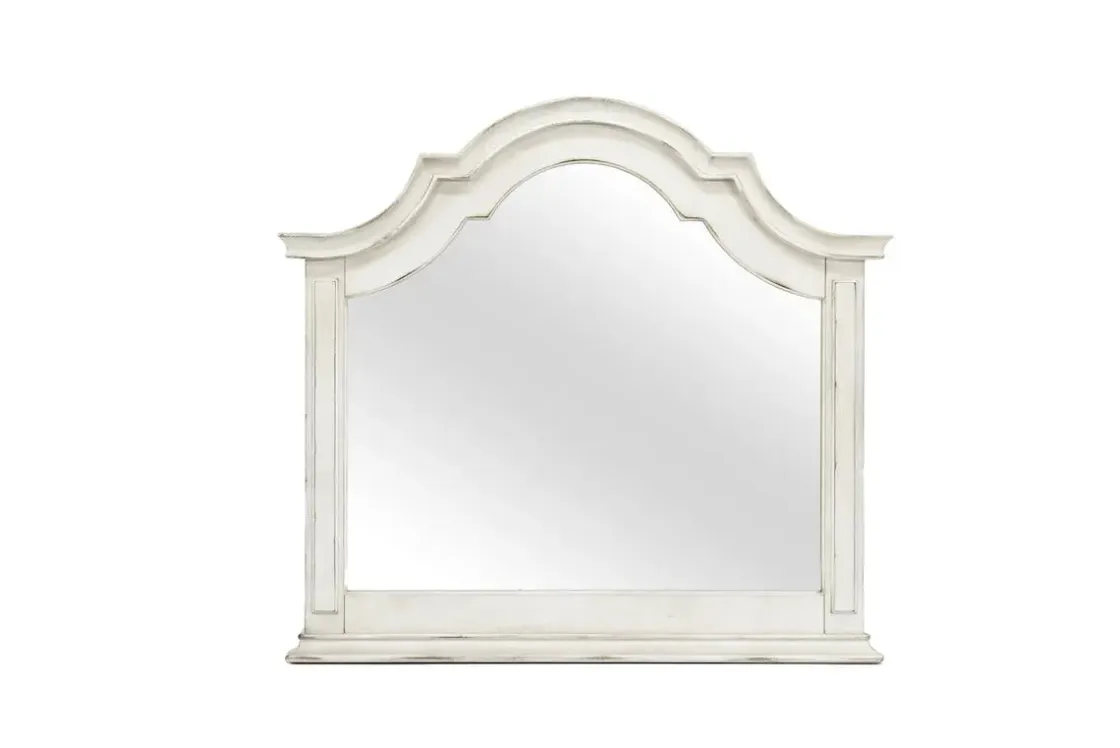 Mor Furniture Anastasia Mirror In Antique Bisque