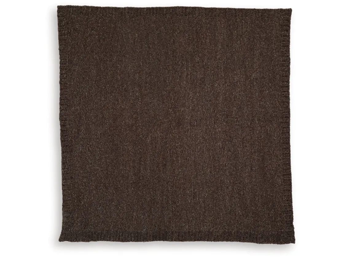 Mor Furniture Anawood Throw Blanket In Oatmeal