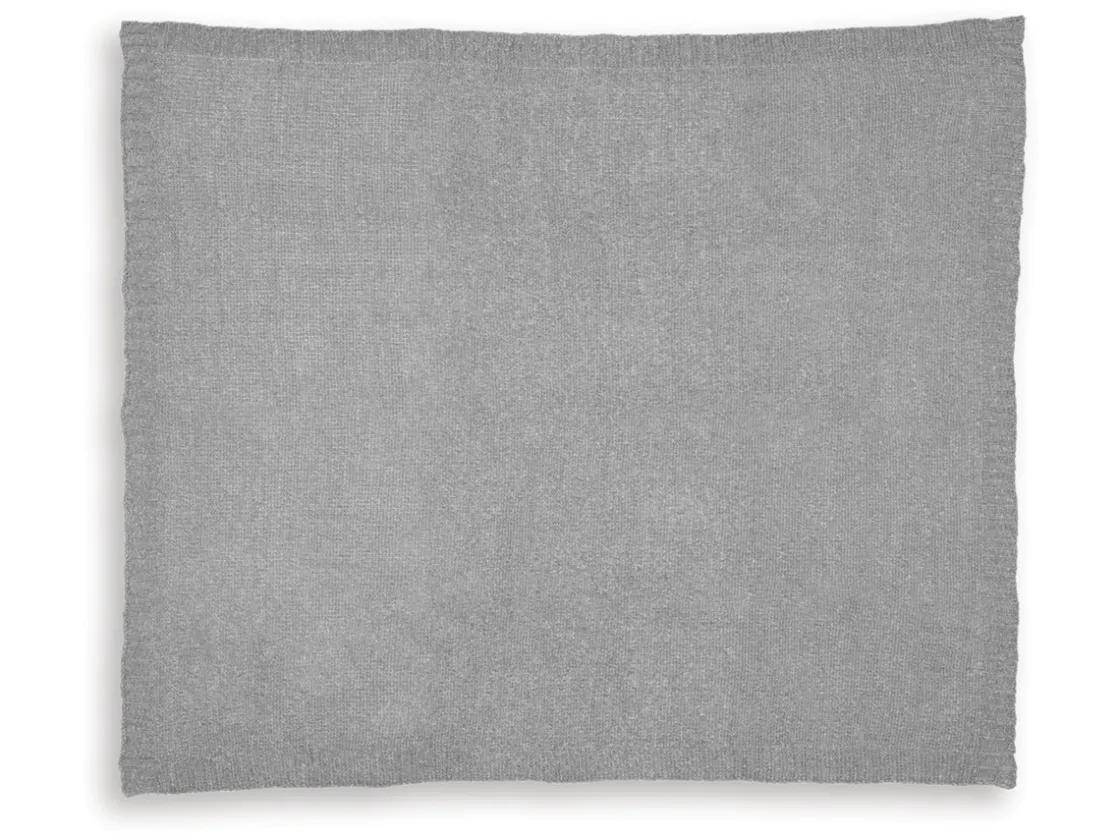 Mor Furniture Anawood Throw Blanket In Oatmeal