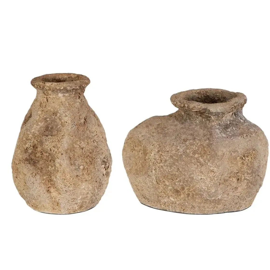 Mor Furniture Ancient Echos Vase In Brown, Set Of 2