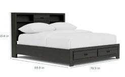 Mor Furniture Andes Bookcase Bed W/ Storage In , Twin