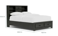 Mor Furniture Andes Bookcase Bed W/ Storage In , Twin