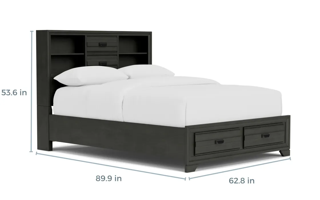 Mor Furniture Andes Bookcase Bed W/ Storage In , Twin