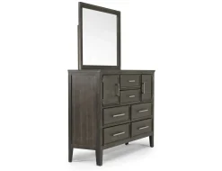 Mor Furniture Andover Mirror In Nutmeg