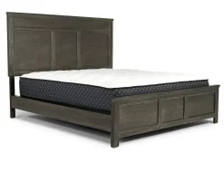 Mor Furniture Andover Panel Bed, Dresser, Mirror & Nightstand In White, Twin