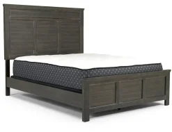 Mor Furniture Andover Panel Bed, Dresser, Mirror & Nightstand In White, Twin