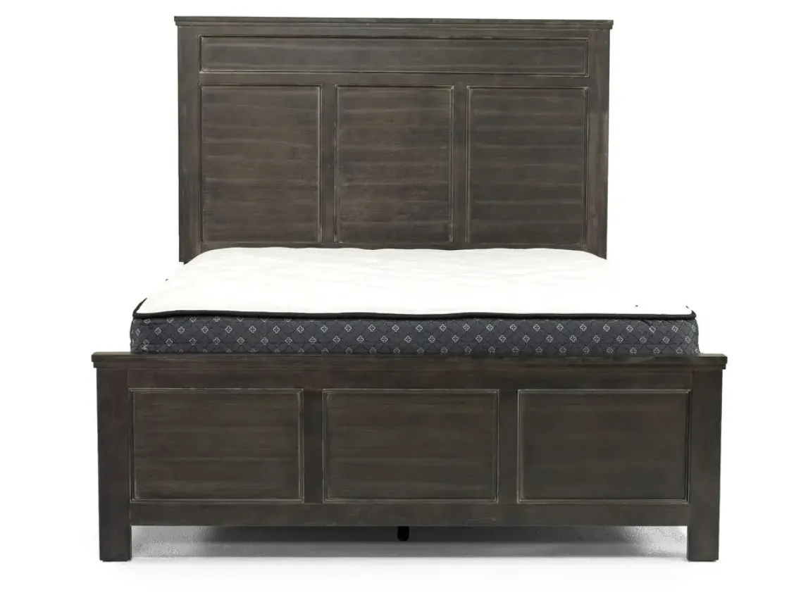 Mor Furniture Andover Panel Bed In White, Twin