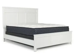 Mor Furniture Andover Panel Bed In White, Twin