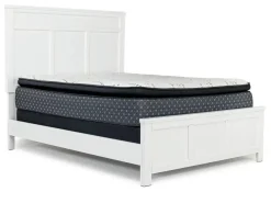 Mor Furniture Andover Panel Bed In White, Twin
