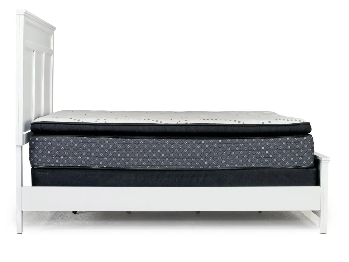 Mor Furniture Andover Panel Bed In White, Twin