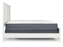Mor Furniture Andover Panel Bed In White, Twin