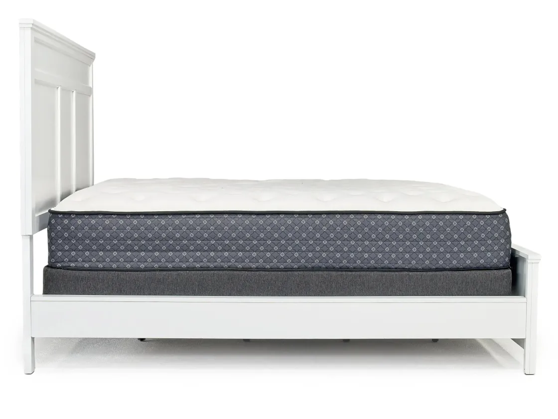 Mor Furniture Andover Panel Bed In White, Twin
