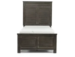 Mor Furniture Andover Panel Bed In White, Twin