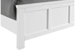 Mor Furniture Andover Panel Bed In White, Twin