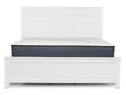 Mor Furniture Andover Panel Bed In White, Twin