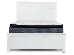 Mor Furniture Andover Panel Bed In White, Twin