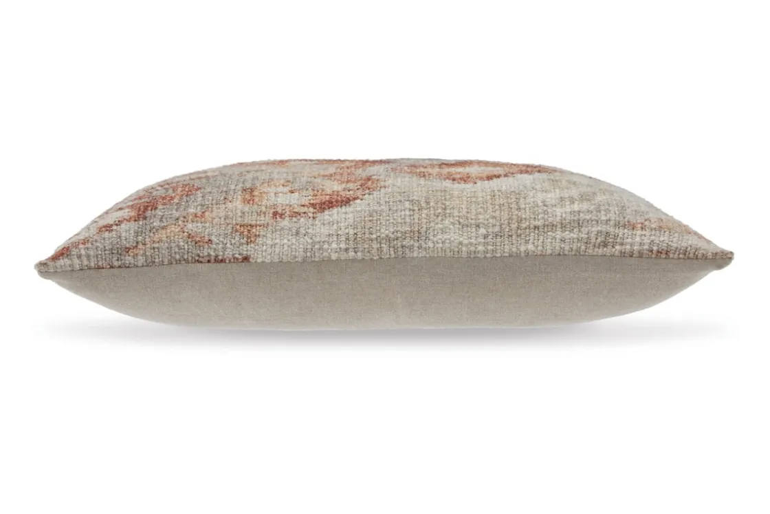 Mor Furniture Aprover Accent Pillow In Rust/Gray/White