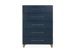 Mor Furniture Argento Chest In Navy Blue