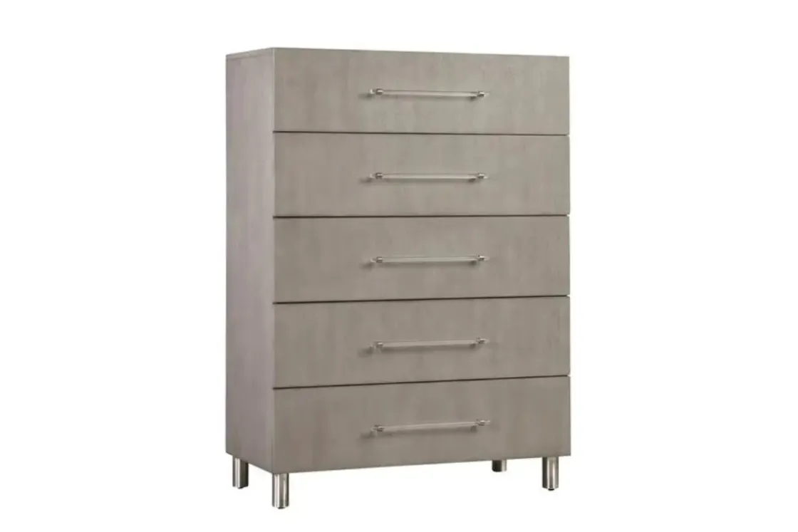 Mor Furniture Argento Chest In Navy Blue