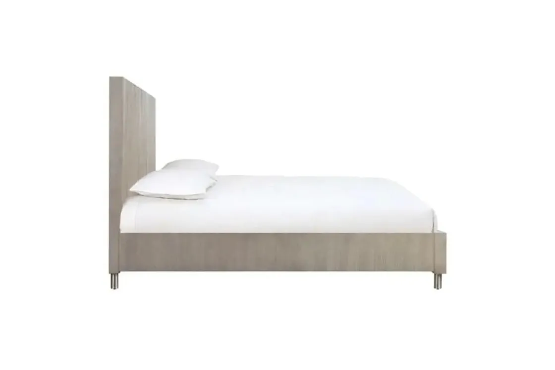 Mor Furniture Argento Panel Bed In Navy Blue, Full