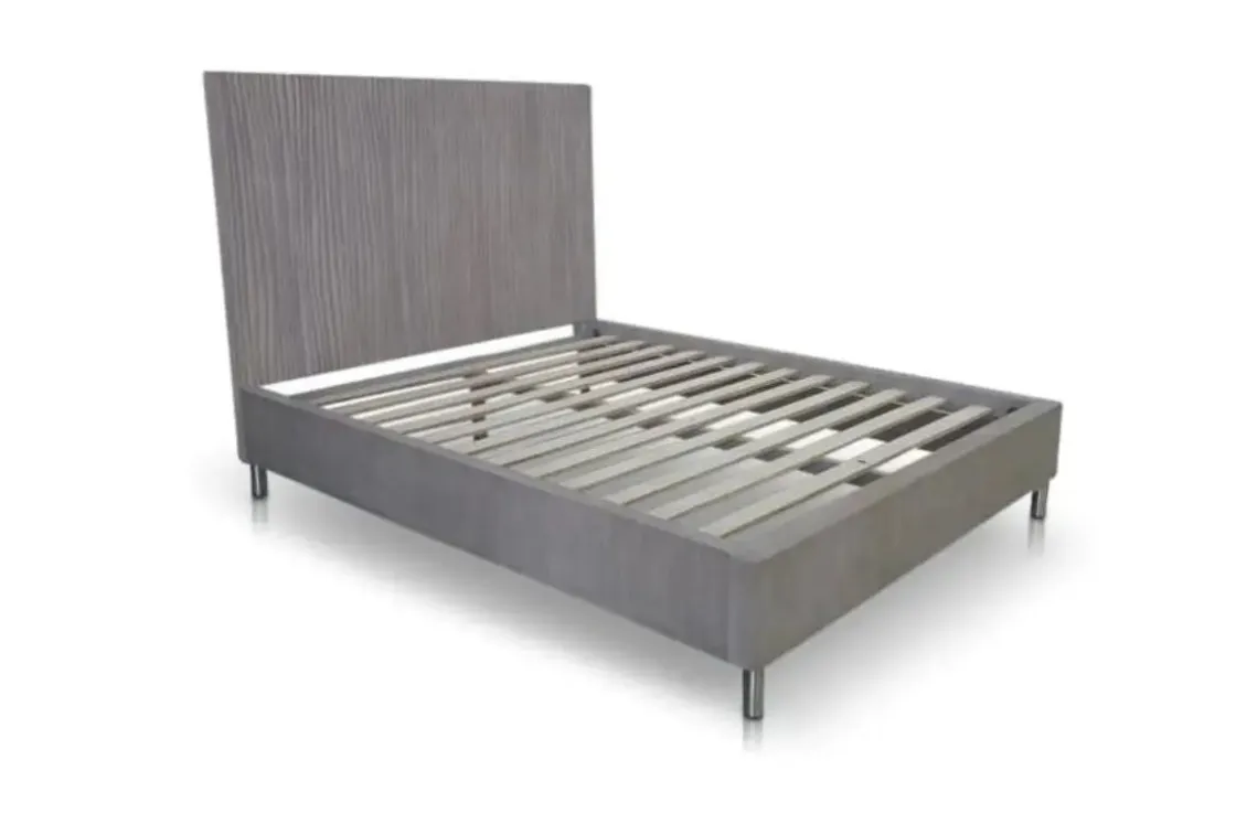 Mor Furniture Argento Panel Bed In Navy Blue, Full